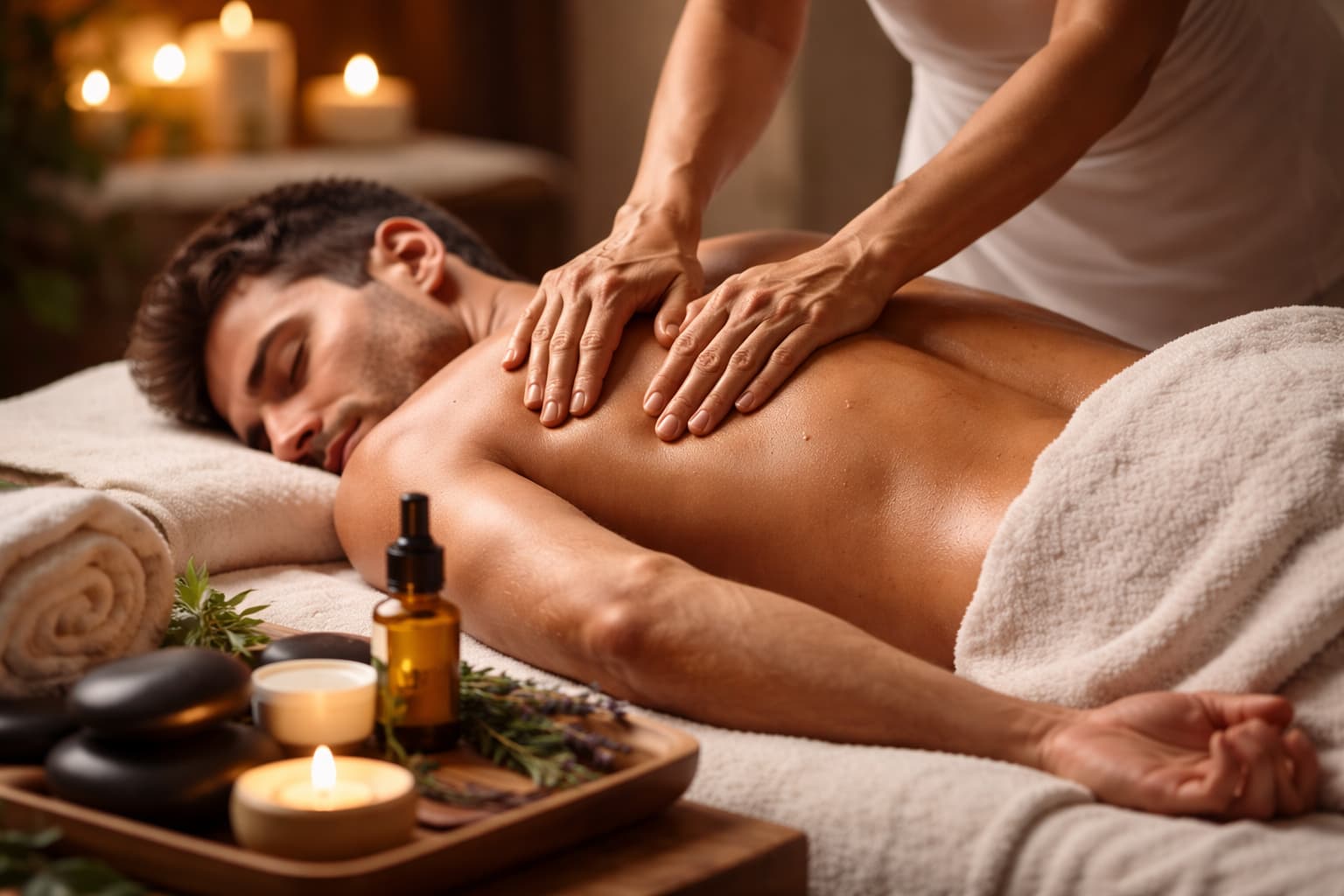 Expert deep tissue massage designed to relieve muscle tension and restore balance.
