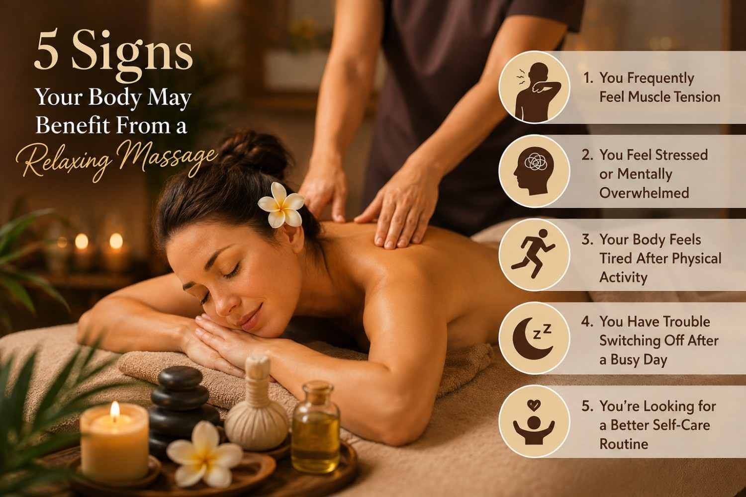 5 Signs Your Body May Benefit From a Relaxing Massage